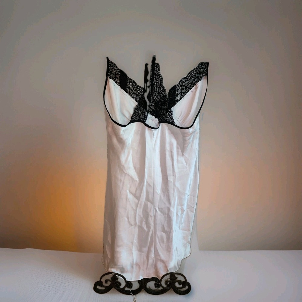 Vtg Linea Donatella Slip Dress Womens M Babydoll Sabrina Carpente Coquette Y2K